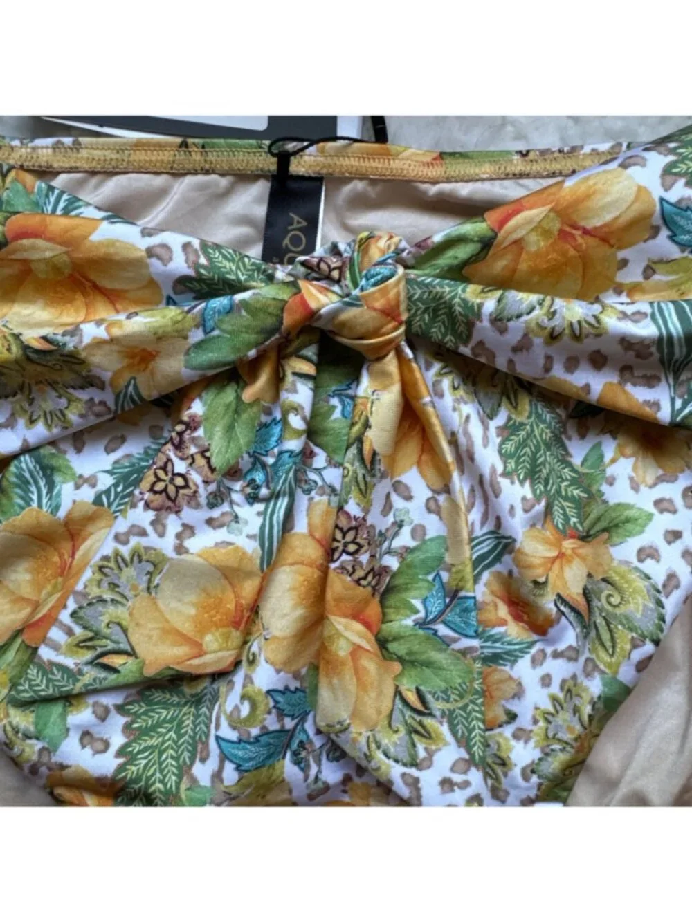 Aqua Blu Australia Womens Size 16 High-Waist Bikini Bottoms Dahlia Margot $85